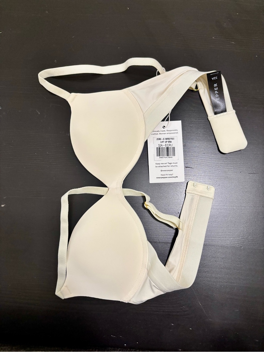 Seamless Ecru T-Shirt Bra with Light Padding